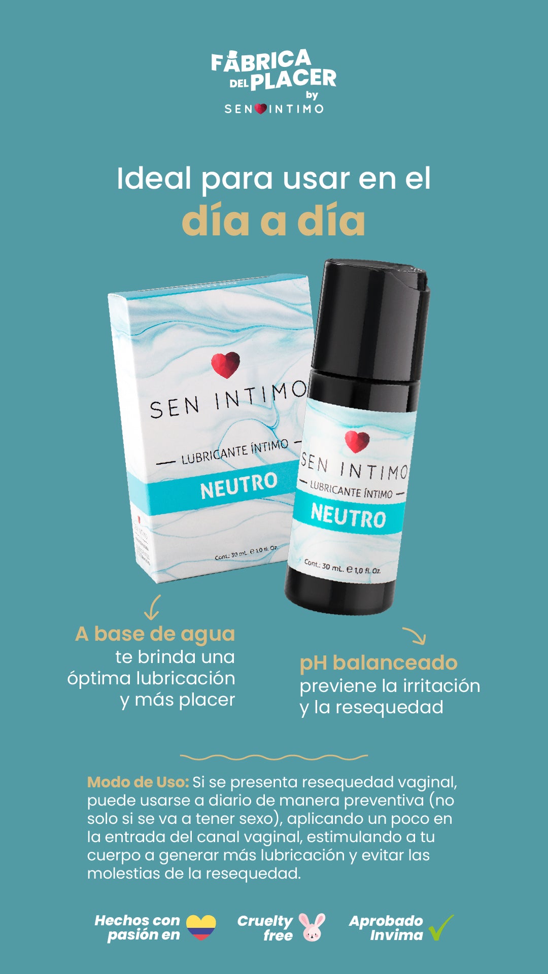 Lubricante Neutro x 30 ml