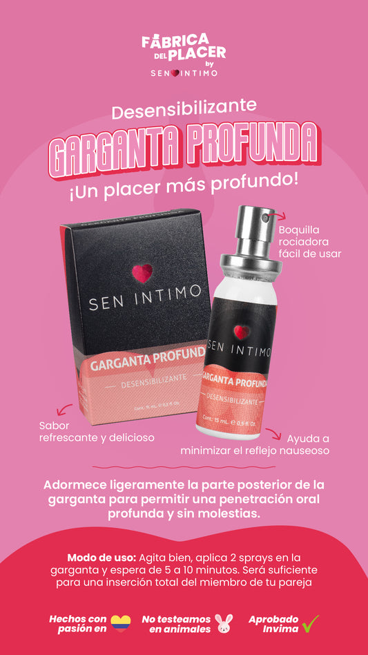 Garganta Profunda Desensibilizante para Sexo Oral x 15 ml