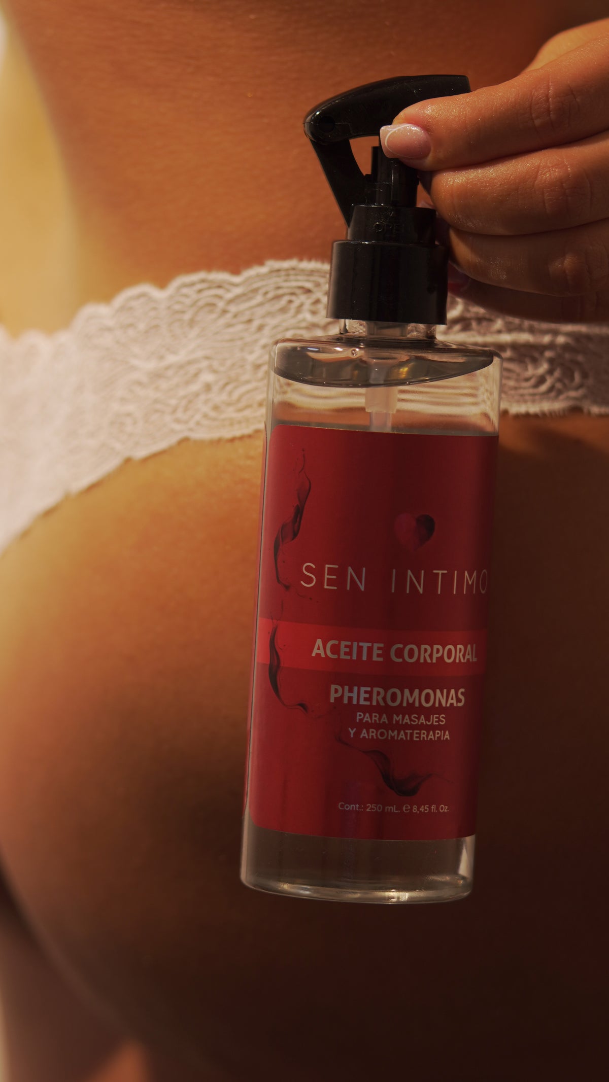 ACEITE CORPORAL CON PHEROMONAS