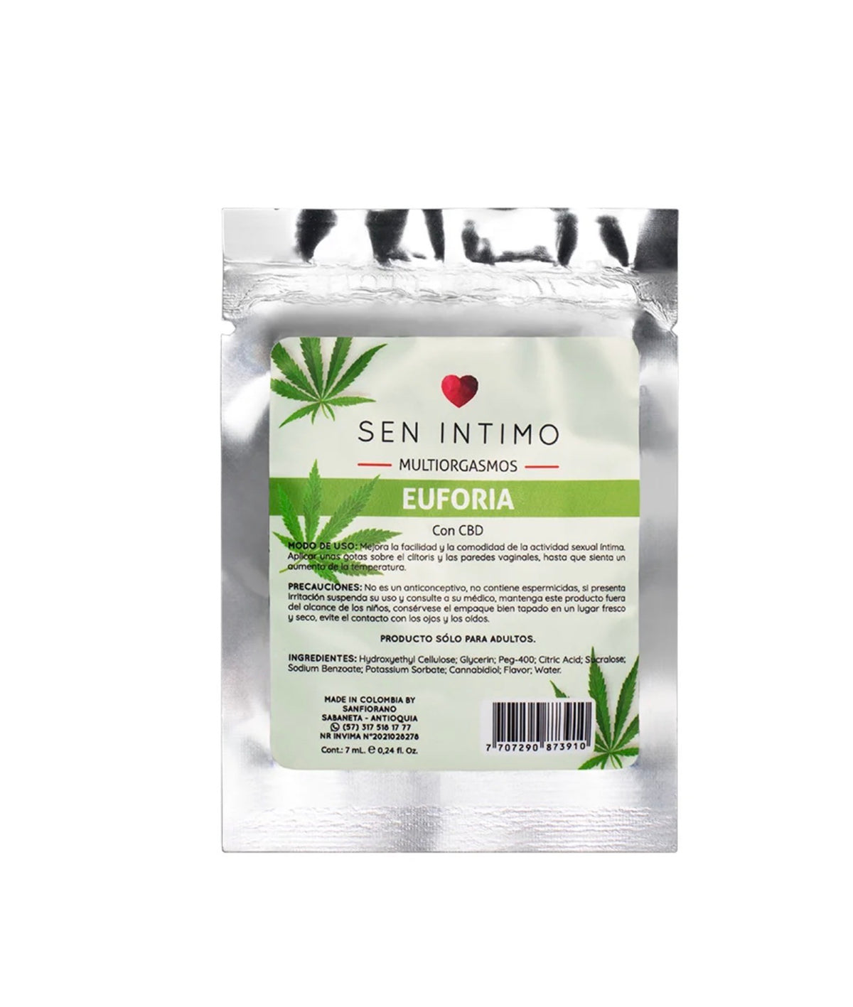 multiorgamos euforia con CBD 7ml