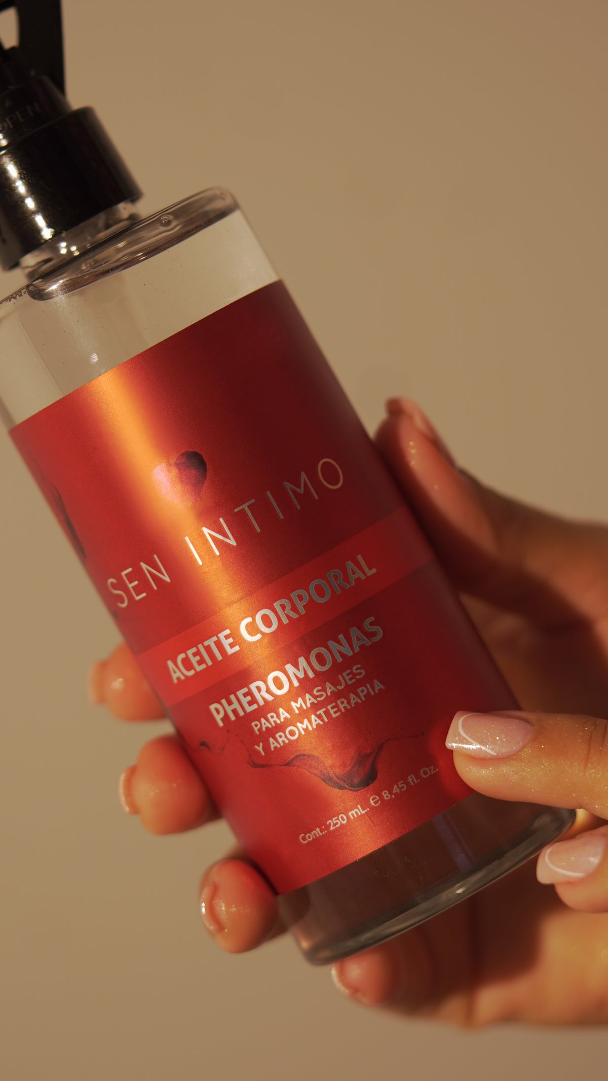 ACEITE CORPORAL CON PHEROMONAS