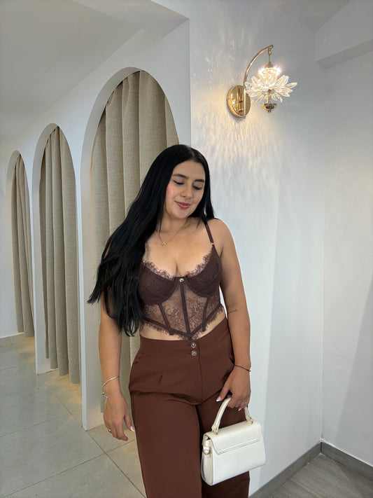 CROPTOP VERO CAFÉ
