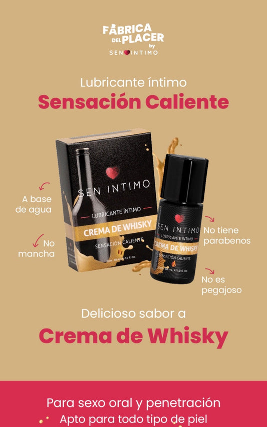 LUBRICANTE CALIENTE - CREMA DE WHISKY