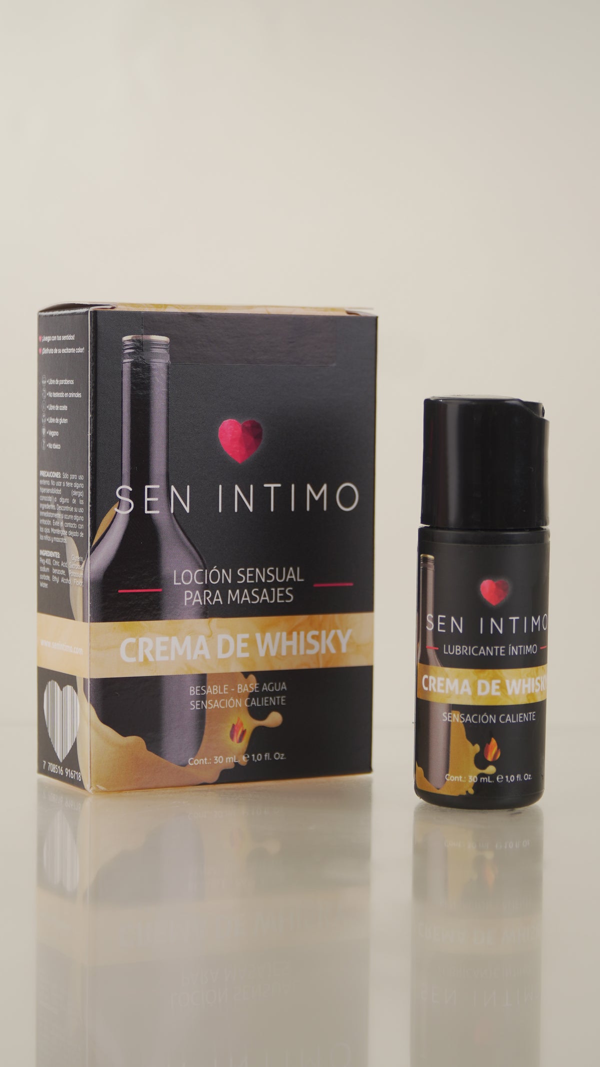LUBRICANTE CALIENTE - CREMA DE WHISKY